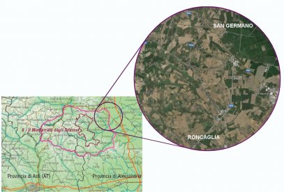 Particolare della buffer zone casalese patrimonio dell'Unesco