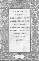 incisione con il nome di galeotto del carretto
