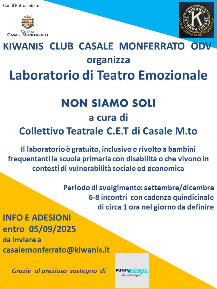 Locandina teatro emozionale